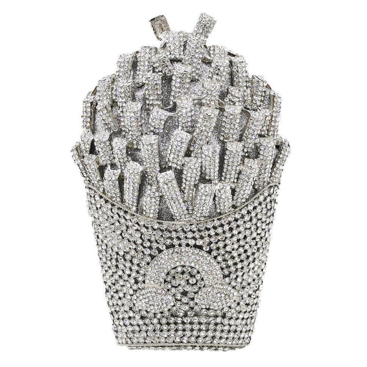 FrenchFrench fries diamond wisp empty metal bag - MRSLM