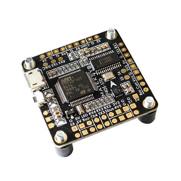 Matek F405-STD BetaFlight STM32F405 Flight Controller+Matek FCHUB-6S Hub Power Distribution Board for RC Drone - MRSLM