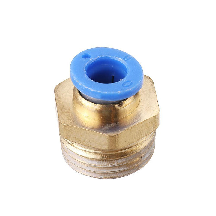 Machifit Pneumatic Connector Quick Joint PC Straight Male Thread Pipe Fittings 8-01/02/03/04 - MRSLM