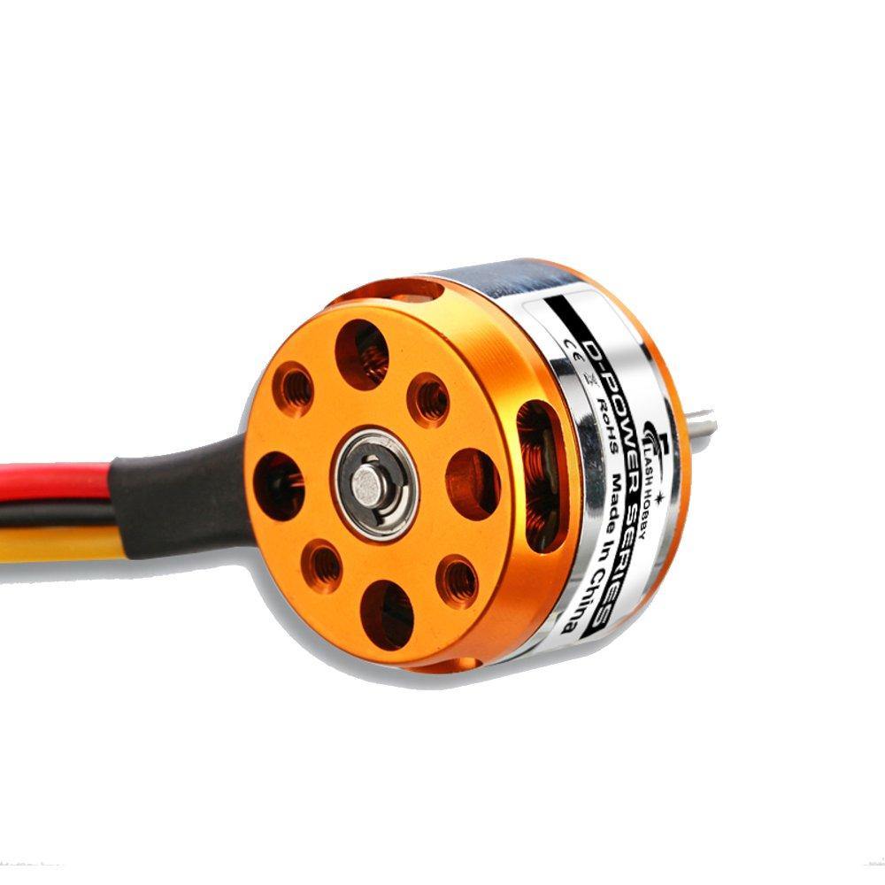 Flash Hobby D2822 1100KV 1450KV 1800KV 2600KV 2-3S Brushless Motor For RC Airplane - MRSLM