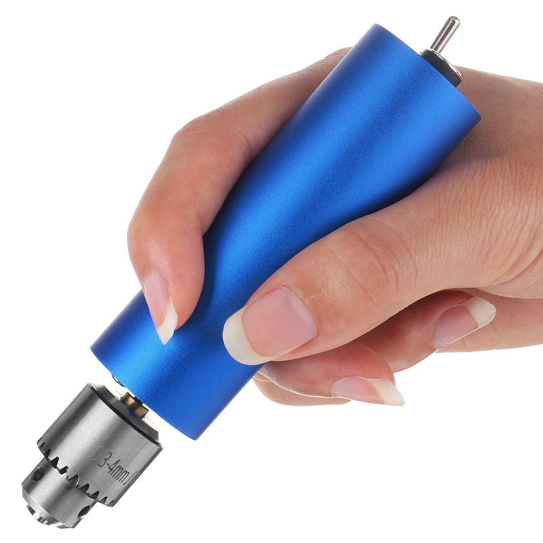 Mini Electric Hand Drill Grinding Polishing Tool with DIY 385 Ball Bearing Motor Clamping 0.3-4mm - MRSLM