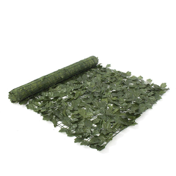 1*3m Artificial Ivy Leaf Fence Green Garden Yard Privacy Screen Hedge Plants Decorations - MRSLM