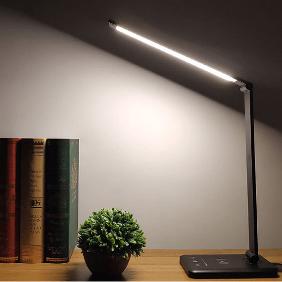 Wireless Charging LED Table Desk Lamp with Auto Timer Function Eye Protect Read Light - MRSLM