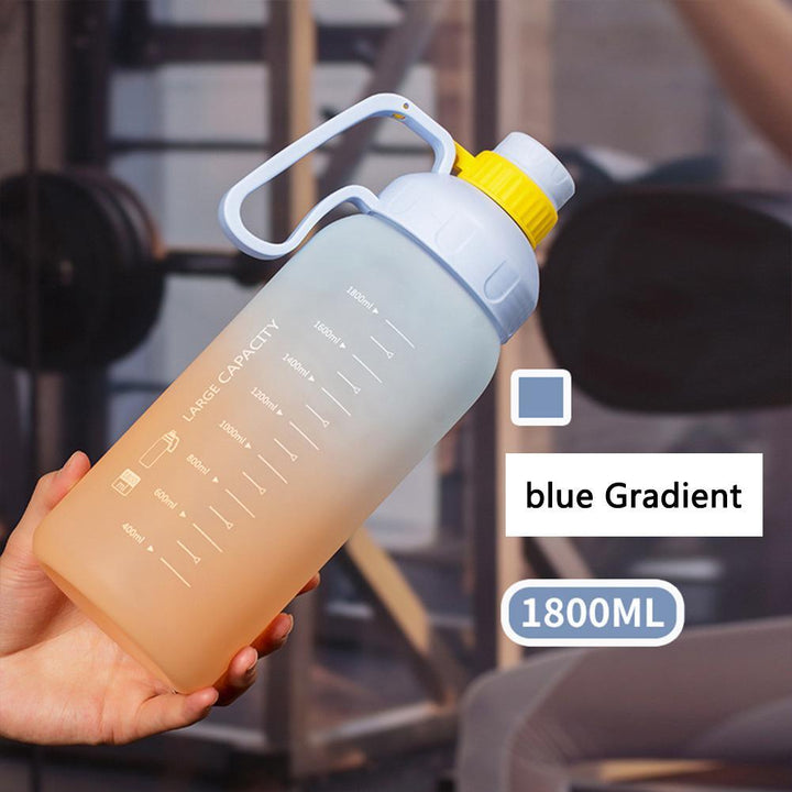 Gradient Color Water Cup Summer Large Capacity Sports - MRSLM