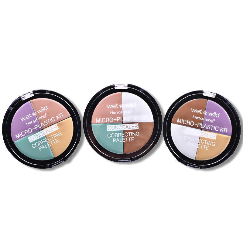 3 Style 4 Colors Natural Concealer Foundation Base Face Cream Make Up Bronzer Long Lasting - MRSLM