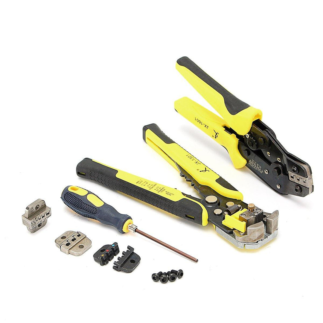 JX-D4301 Wire Crimpers Engineering Ratcheting Terminal Crimping Pliers Tool Set - MRSLM