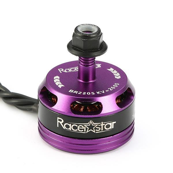 Racerstar Racing Edition 2205 BR2205 2600KV 2-4S Brushless Motor Purple For 220 250 280 RC Drone FPV Racing - MRSLM