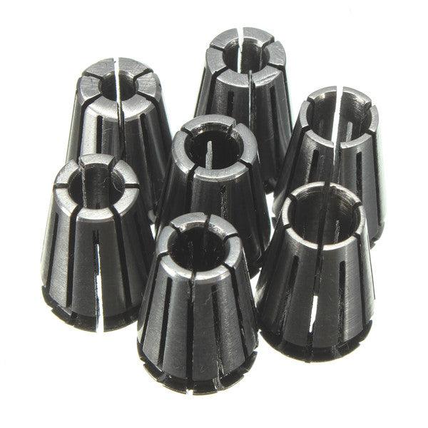 7PCS ER11 Precision Spring Collet Set CNC Milling Lathe Tool - MRSLM