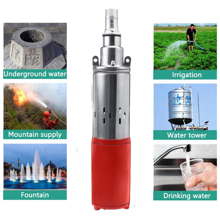 25mm 35000r/min 1.5m³/h Stainless Steel Screw Solar Water Pump Agriculture Farm - MRSLM