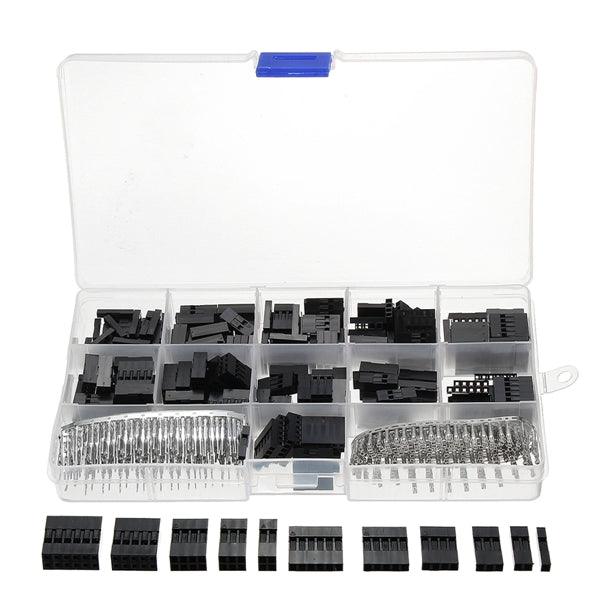 Excellway TC10 620pcs Wire Jumper Pin Header Connector Housing Kit For Dupont and Crimp Pins - MRSLM