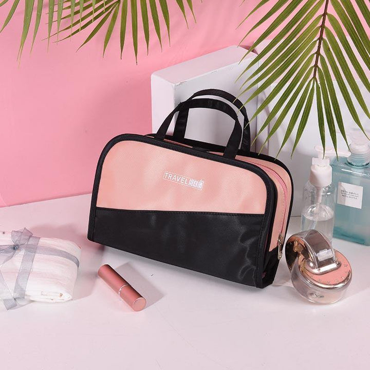 Female Portable Travel Storage Bag Cosmetic Storage Bag Large capacity 2 In1 Cosmetic Bag - MRSLM