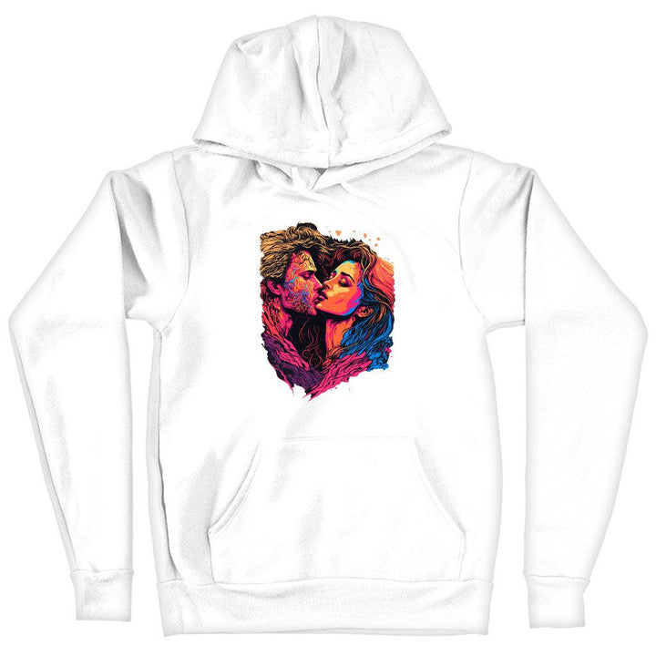 Passion Hooded Sweatshirt - Couple Print Hoodie - Unique Hoodie - MRSLM