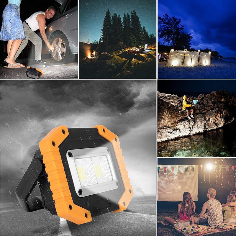 30W LED COB Outdoor IP65 Waterproof Work Light Camping Emergency Lantern Floodlight Flashlight - MRSLM