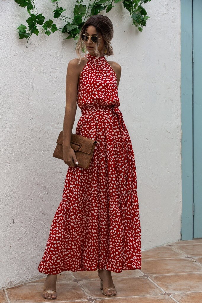 Floral Printed Long Dress