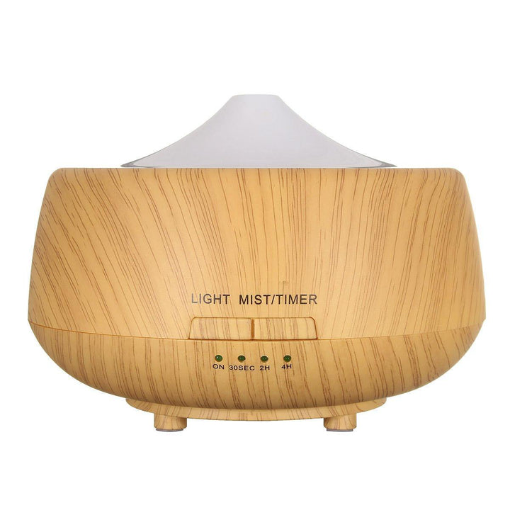 Ultrasonic Color-changing Wood Grain LED Aroma Diffuser Humidifier Aromatherapy Spa Essential Oil - MRSLM