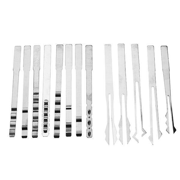 81 in 1 Stainless Steel Single Hook Kit Locksmith Tools Set Lock Picks - MRSLM