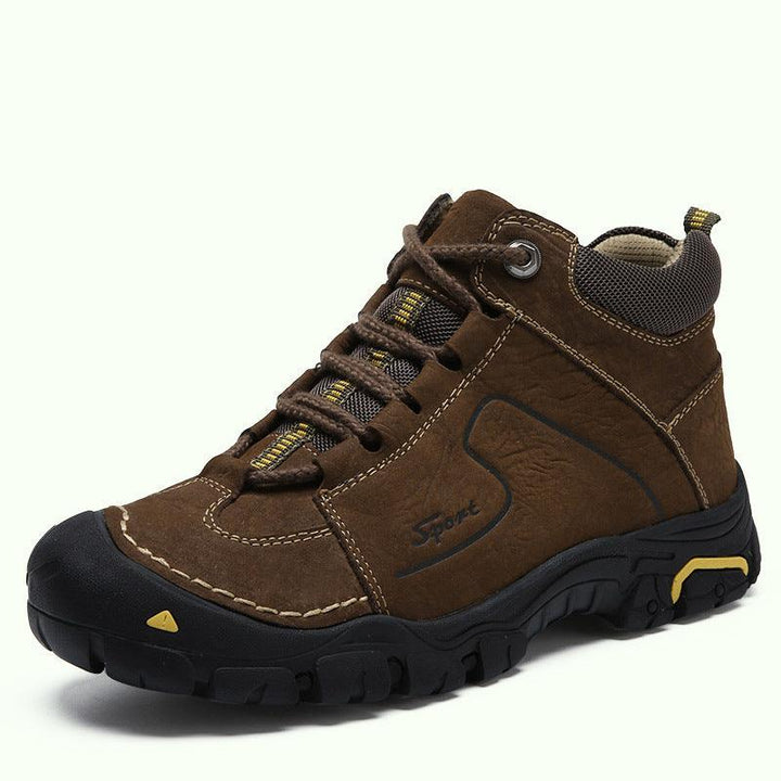 Men's Winter Plus Size Plus Velvet Warm Outdoor Shoes - MRSLM