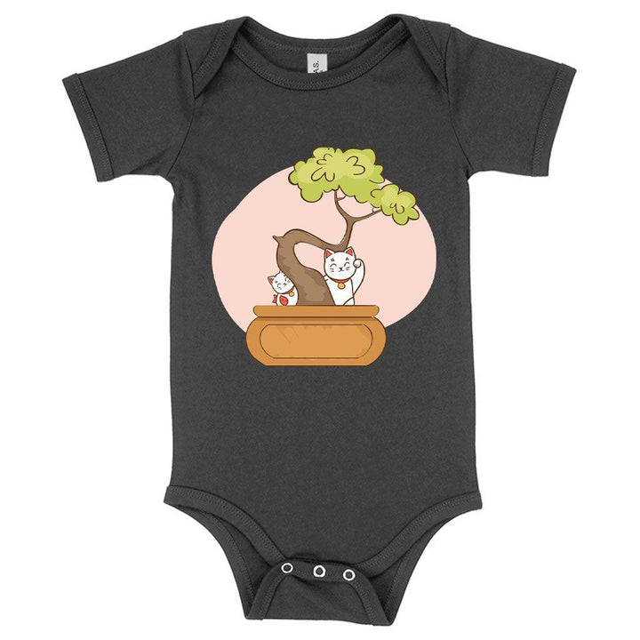 Baby Jersey Bonsai Onesie - Cat Onesies - MRSLM