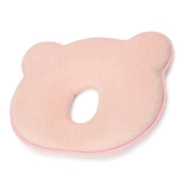 22x26x3.5cm Memory Cotton Newborn Baby Correcting Head Cervical Vertebra Pillow Blue Pink - MRSLM