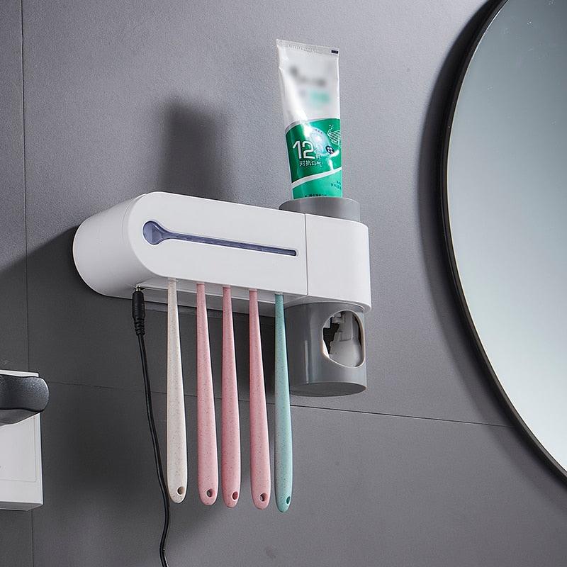 Toothbrush Holder With UV Sterilizer - MRSLM