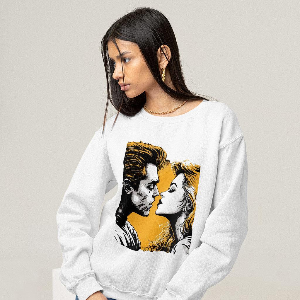 Bright Graphic Sweatshirt - Love Themed Crewneck Sweatshirt - Unique Sweatshirt - MRSLM