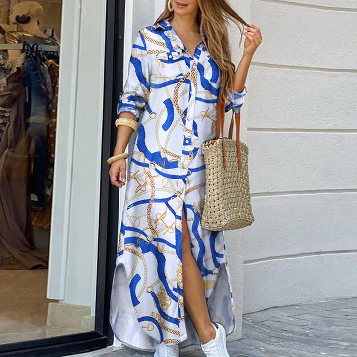 Women's Summer Maxi Shirt Dress