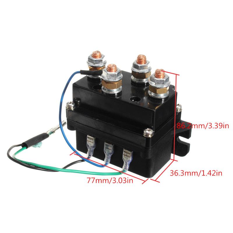 12V 500A Heavy Duty Winch Controller Solenoid Relay Cover JDF-41X 4x4 17000lb - MRSLM