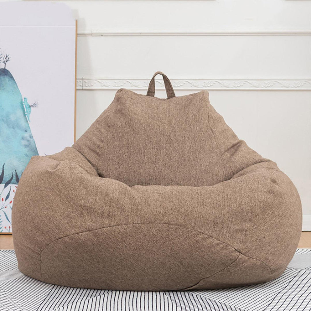 2 Sizes Large Bean Bag Chair Couch Sofa Covers Indoor Lazy Lounger For Adults Baby Seats Protector - MRSLM