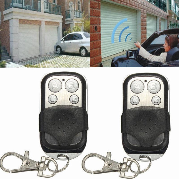 2pcs DANIU 433mhz Electric Cloning Universal Gate Garage Door Remote Control Fob Key Fob - MRSLM