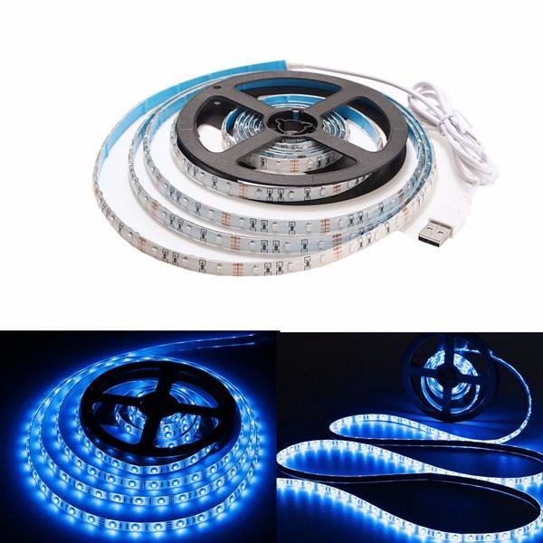 3M Waterproof USB SMD3528 TV Background Computer LED Strip Tape Flexible Light DC5V - MRSLM