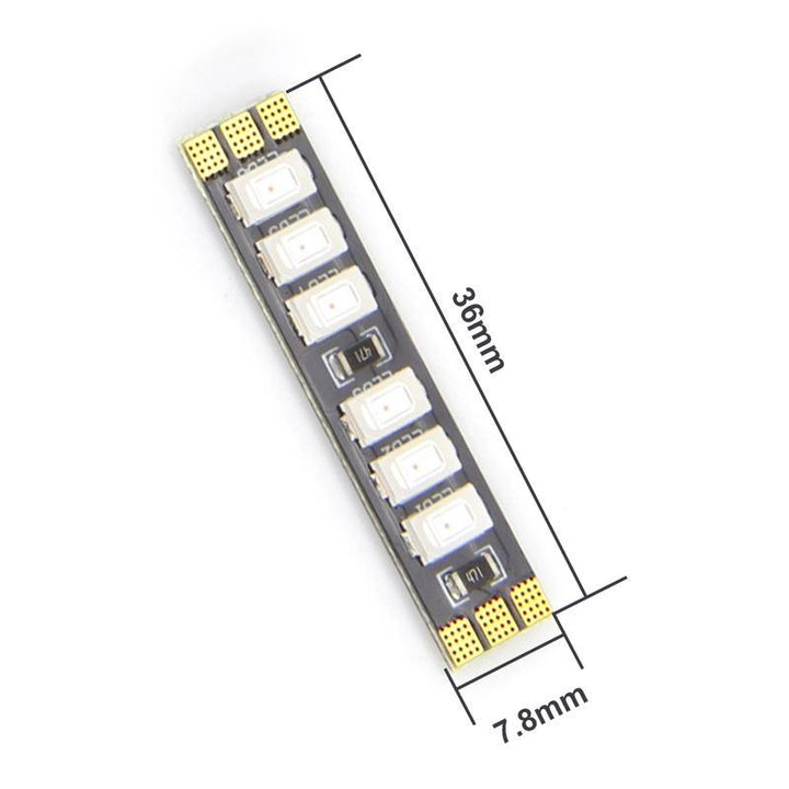 4PCS HGLRC 2-6S 5V Frame Arm C536A LED Light Board for Brushless ESC RC Drone FPV Racing - MRSLM