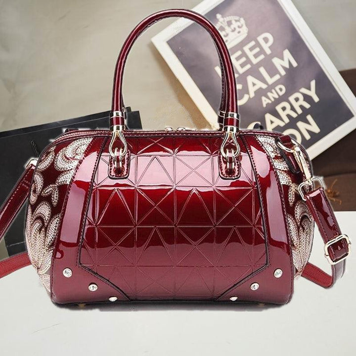 Patent leather Boston handbag - MRSLM