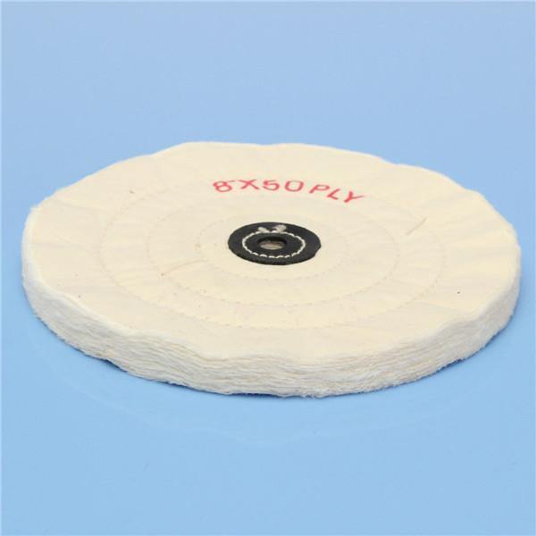 8 Inch Round Felt Wool 1/2inch Arbor Buffer Polisher Buffing Polishing Wheel - MRSLM