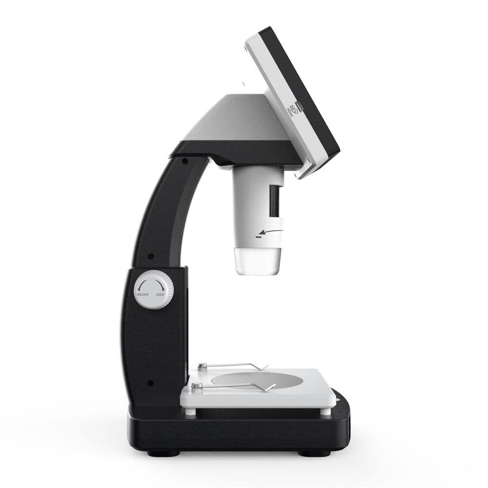 MUSTOOL G710 1000X 4.3 inches HD 1080P Portable Desktop LCD Digital Microscope 2048*1536 Resolution Object Stage Height Adjustable Support 10 Languages 8 Adjustable High Brightness LED - MRSLM