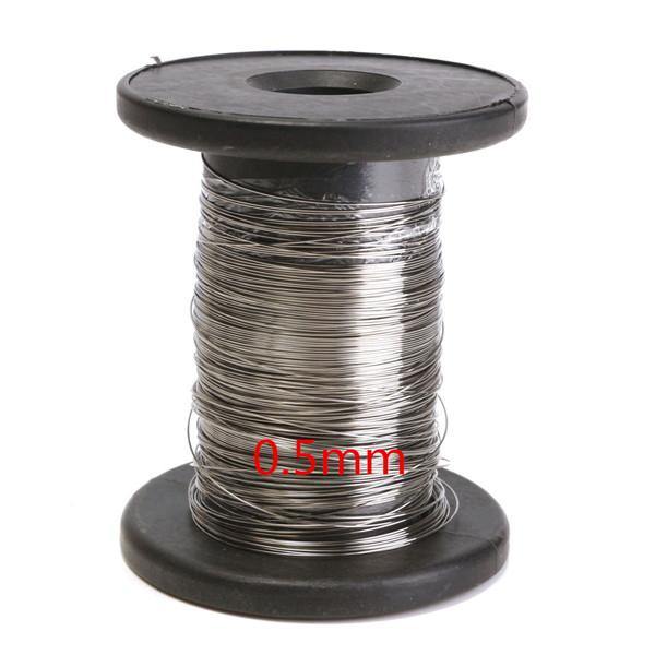 304 Stainless Steel Wire Length 30M Bright Wire Single Hard Wire Diameter 0.2/0.3/0.4/0.5/0.6mm - MRSLM