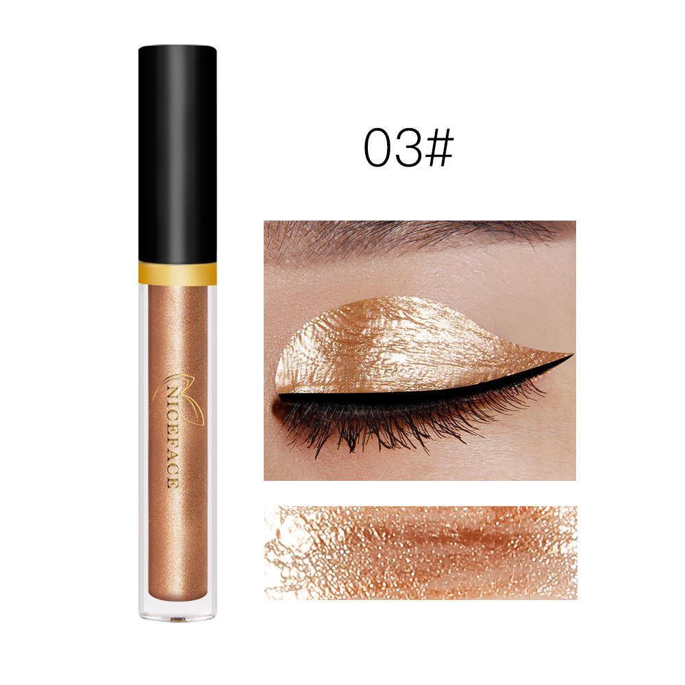 17 Colors Liquid Eye Shadow Diamond Shimmer Glitter Eye Highlighter Makeup Long-Lasting - MRSLM