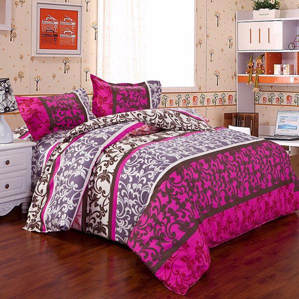 3 Or 4pcs Cotton Blend Mix Patterns Paint Printing Bedding Sets Twin Full Queen Size - MRSLM