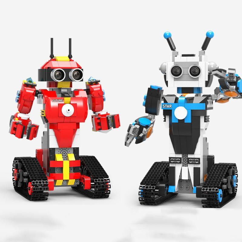 XuanPing DIY STEAM Block Building RC Robot Stick / App Control Progarmmable Robot Toy - MRSLM