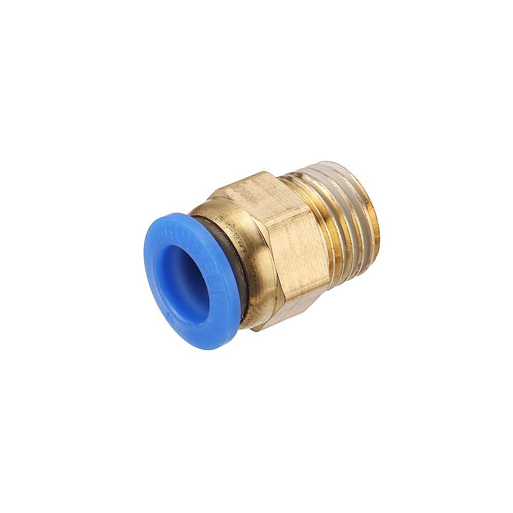 Machifit Pneumatic Connector Quick Joint PC Straight Male Thread Pipe Fittings 8-01/02/03/04 - MRSLM