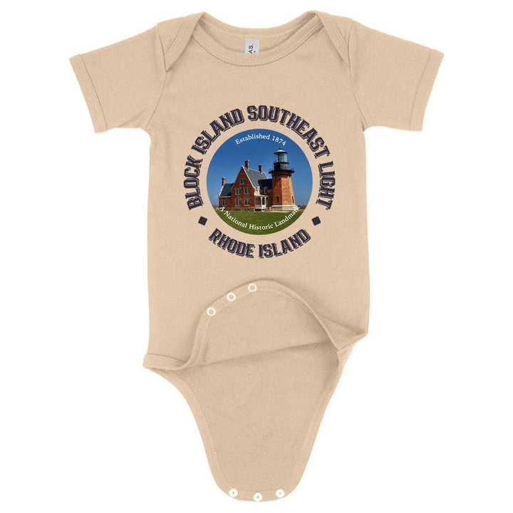 Baby Jersey Block Island Onesie - Rhode Island Onesies - MRSLM