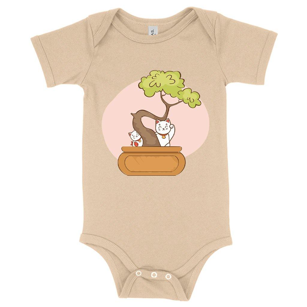 Baby Jersey Bonsai Onesie - Cat Onesies - MRSLM