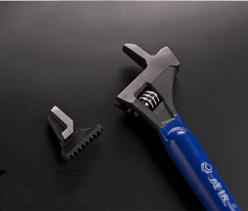 4 in 1 12inch Adjustable wrench pipe wrench snap universal activity board pipe clamp Hardware Grip Wrench Tool Kit - MRSLM