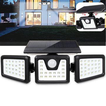 70 LED Solar Light Motion Sensor 3 Modes Wall Light Rotatable Outdoor Yard Garden Lamp - MRSLM