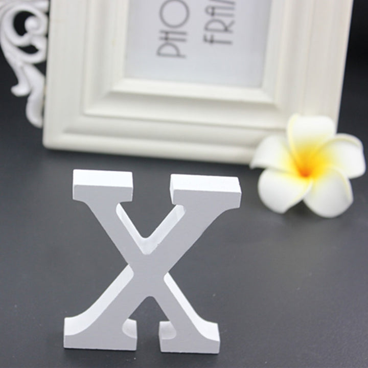 White Wooden Love Wedding Sign