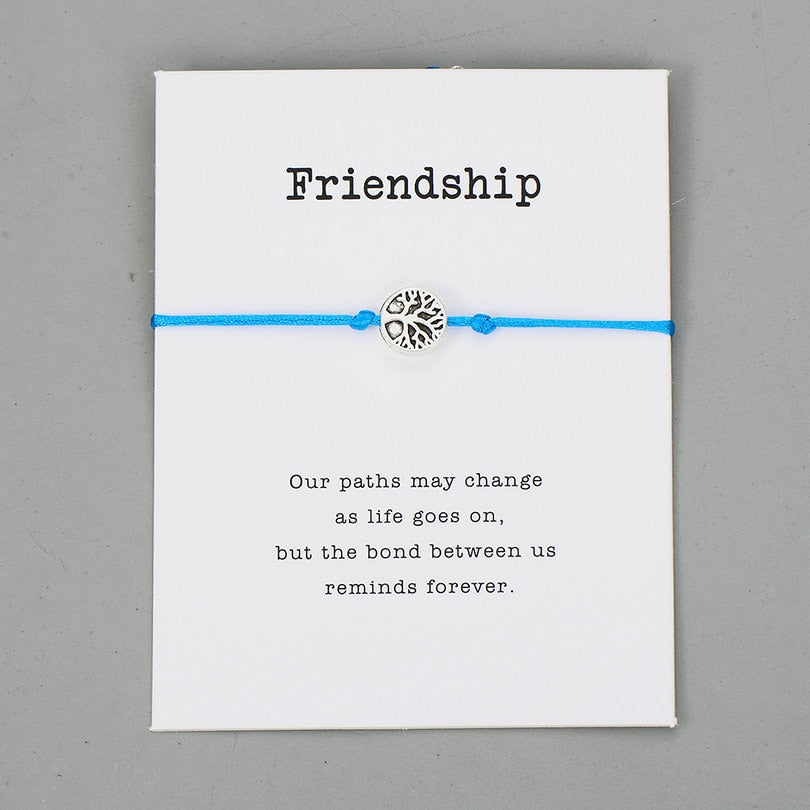 Friendship Card for Gift with Rope