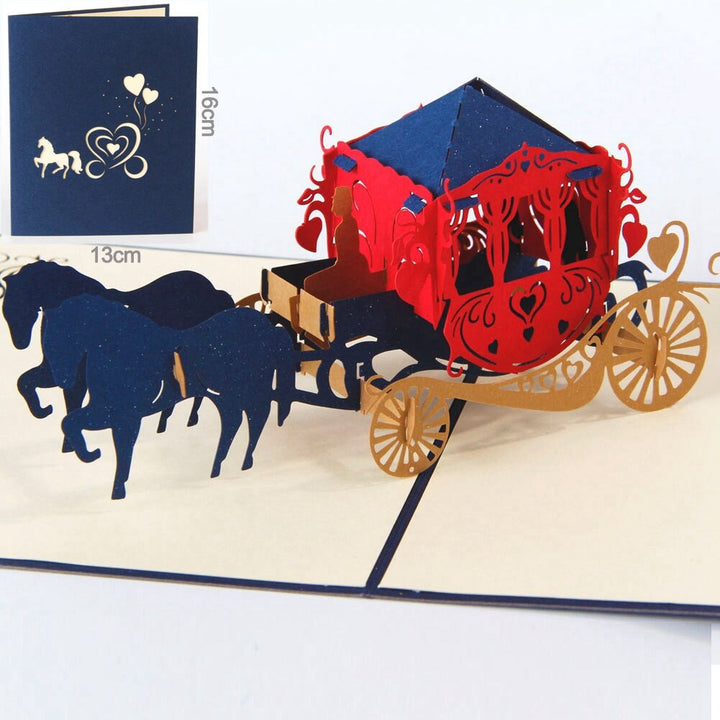 Laser Cut 3D Pop Up Cards