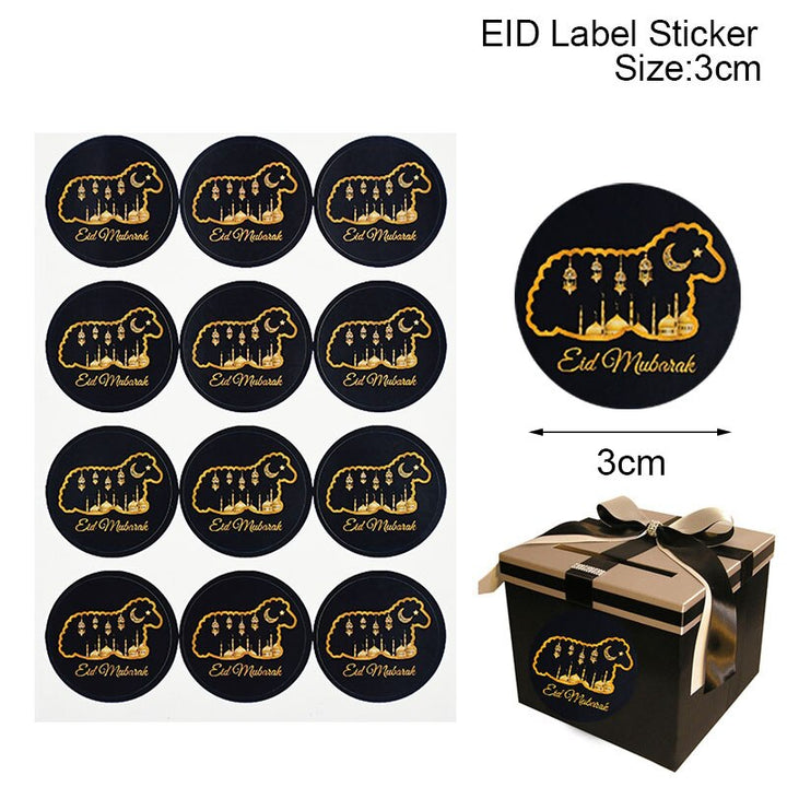 Eid Paper Gift Stickers