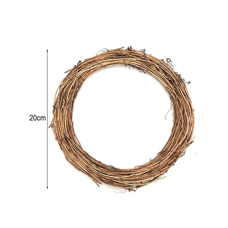 Natural Rattan Wreath for Wedding Decor