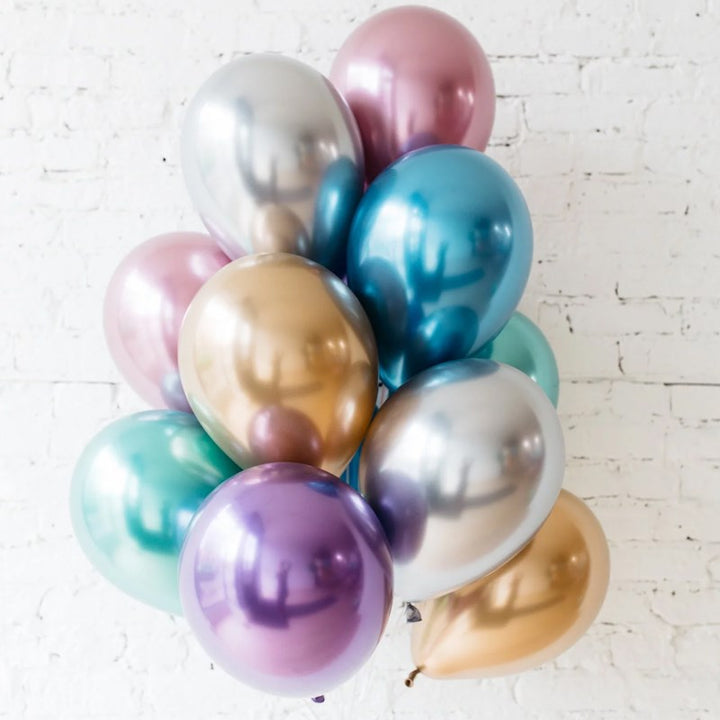 Metallic Latex Ballon Set 10 Pcs