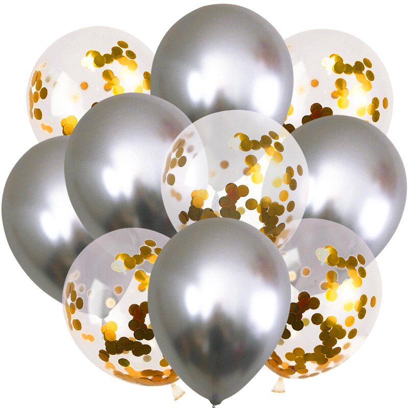 Metallic Balloons for Party 10 Pcs Set